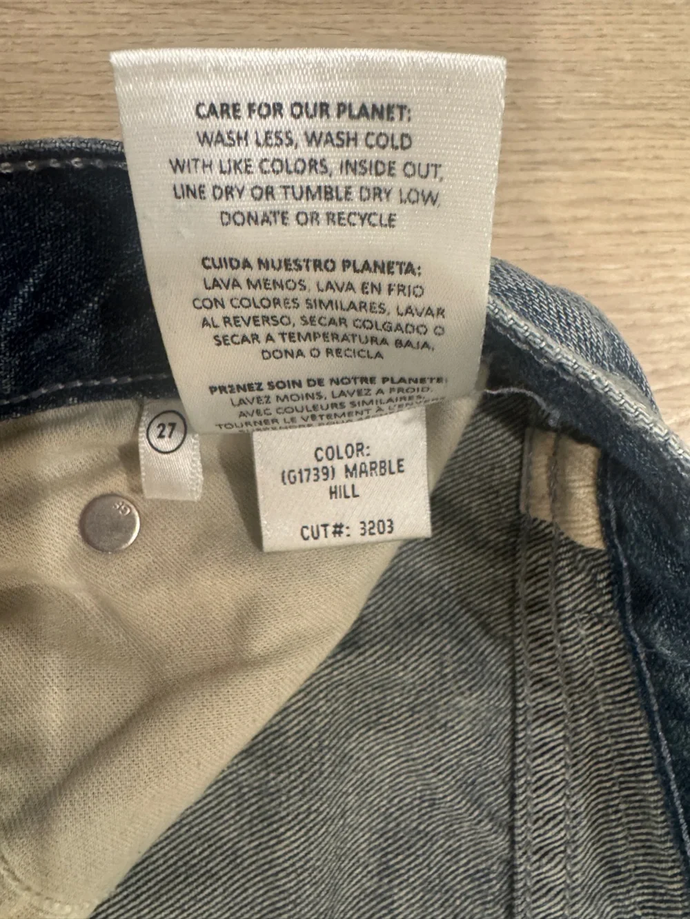 GRLFRND Men's Distressed Washed Blue Straight Jeans - Picture 8 of 9